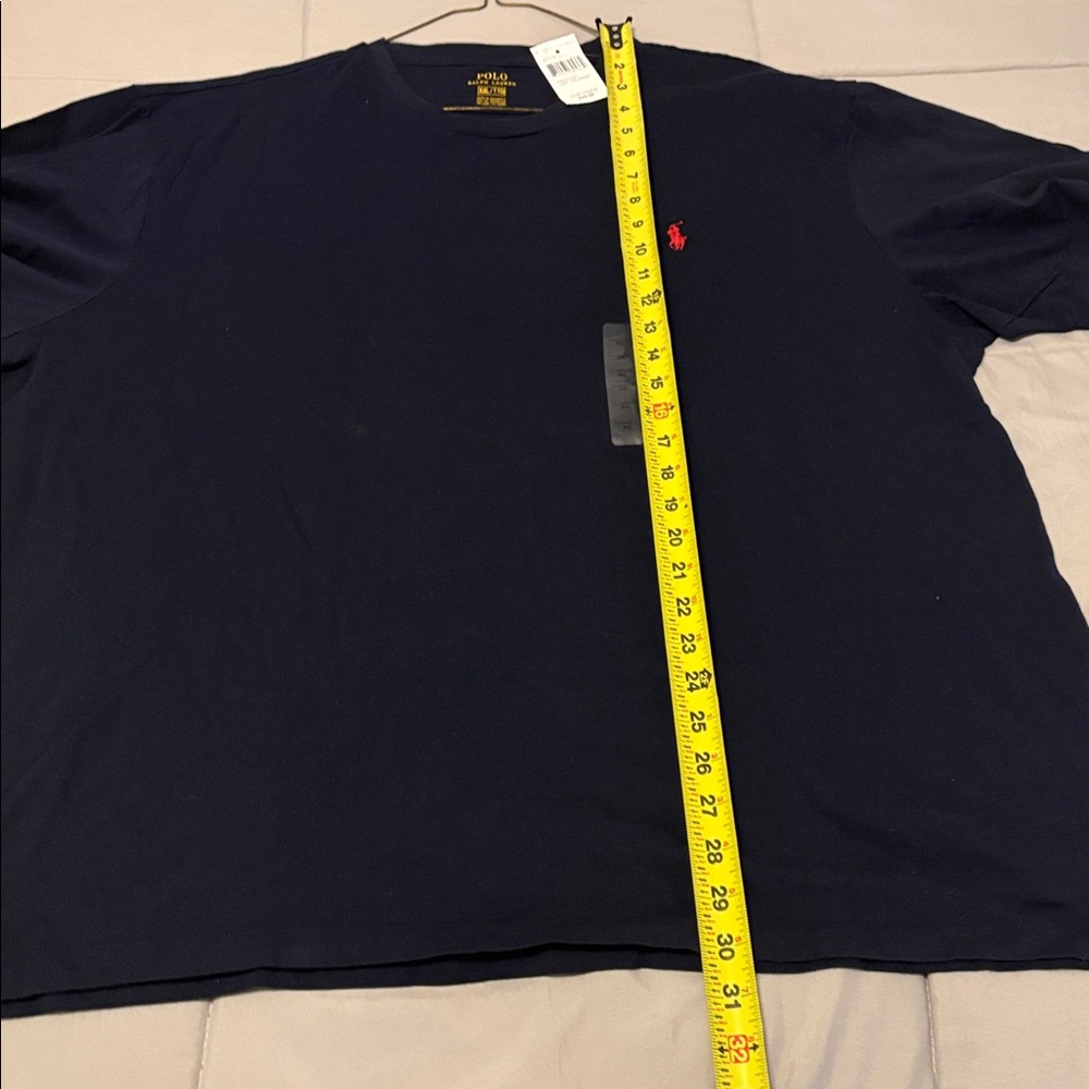 Polo Ralph Lauren Dark Blue Tee with Red Logo - Picture 8 of 8